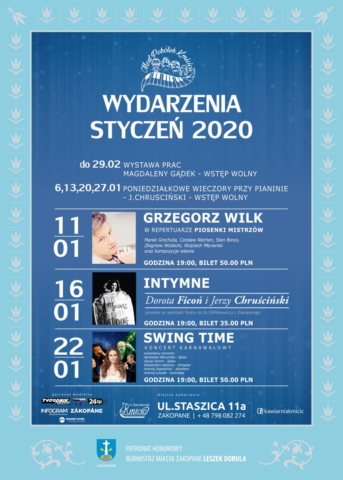 Wydarzenia styczeń 2020!