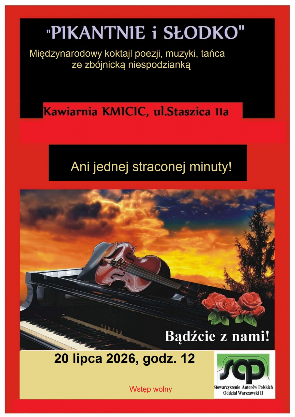 „Pikantnie i słono”  20.07.2026 godzina 12:00